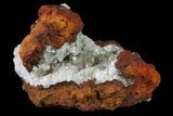 Gemmy, Adamite Crystals On Calcite - Ojuela Mine, Mexico #155298-1
